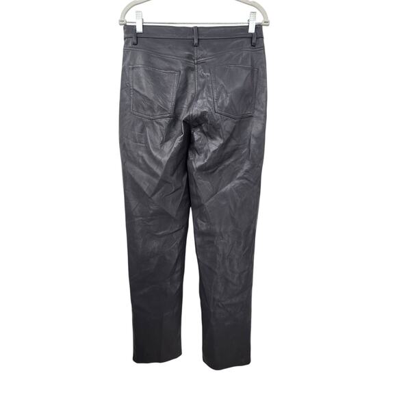 Wilfred Melina High Rise Faux Leather Pant Ardoise‎ Grey Size 10 - Picture 3 of 12